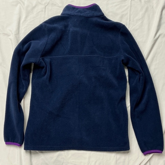 Columbia Women's Dark Blue Fleece with Purple Trim - Picture 3 of 3